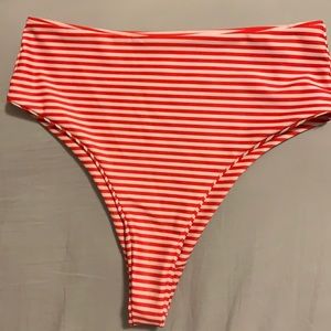 High waisted bikini bottoms